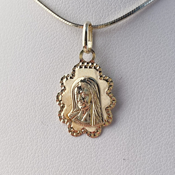 Žluté zlato přívěsek madonka 